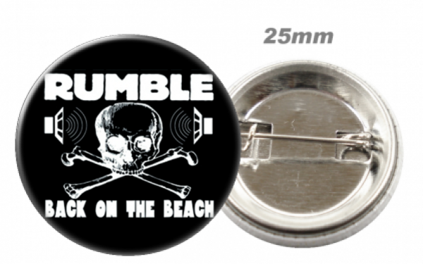 Rumble On The Beach - Button, Badge, Pin Rumble On The Beach - Button, Badge, Pin