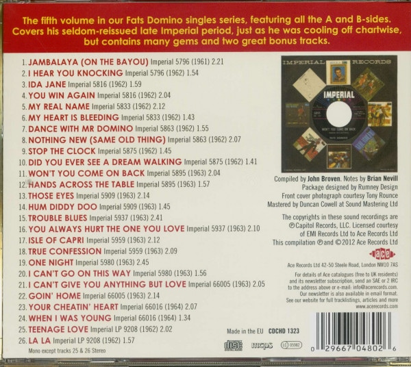 Vol.5, Imperial Singles (CD)