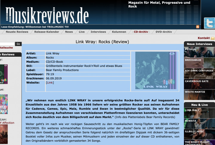 Presse-Archiv-Link-Wray-Rocks-musikreviews