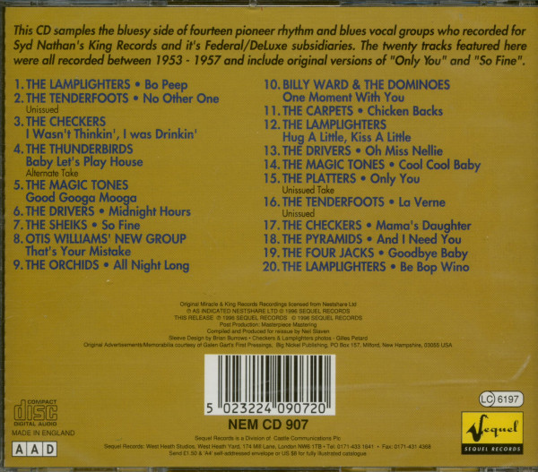 Great Googa Mooga - Rhythm & Bluesin' With King-Federal-DeLuxe Vocal Groups Vol.1 (CD)