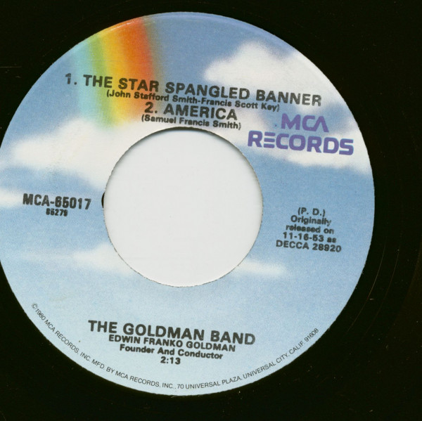 America The Beautiful - Dixie - The Star Spangled Banner - America (7inch, 45rpm) America The Beautiful - Dixie - The Star Spangled Banner - America (7inch, 45rpm)