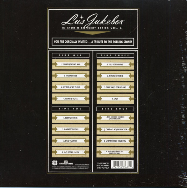 Lu's Jukebox Vol. 6: You Are Cordially Invited....A Tribute To The Rolling Stones (2-LP)