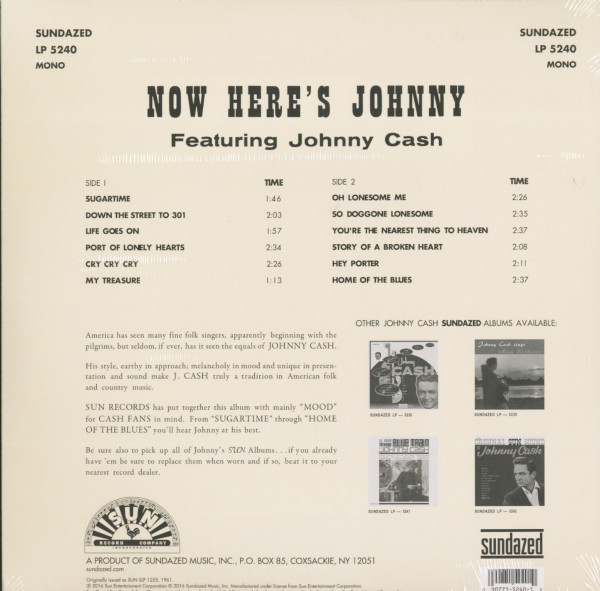 Now Here's Johnny Cash (LP)