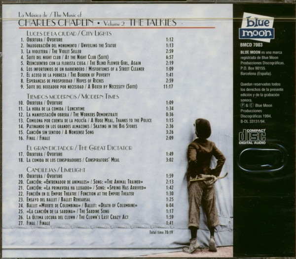 3. Bild von Charles Chaplin: The Music Of Charles Chaplin Vol.2 - The Talkies (CD)