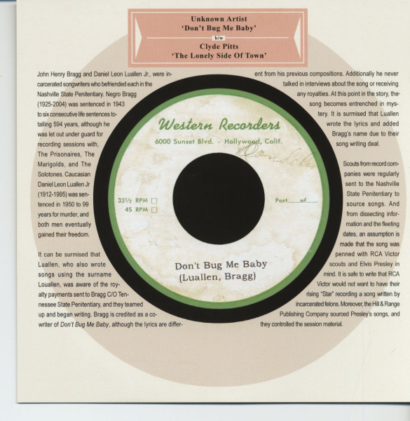 Don't Bug Me Baby - The Lonely Side Of (7inch, 45rpm)