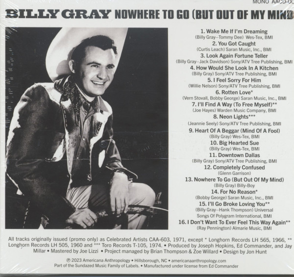 Nowhere To Go (But Out Of My Mind) (CD)