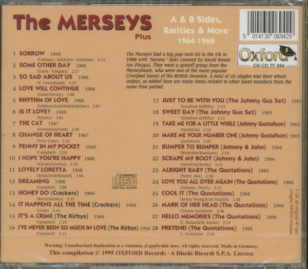 A- And B-Sides, Rarities And More - 1964-68 (CD)