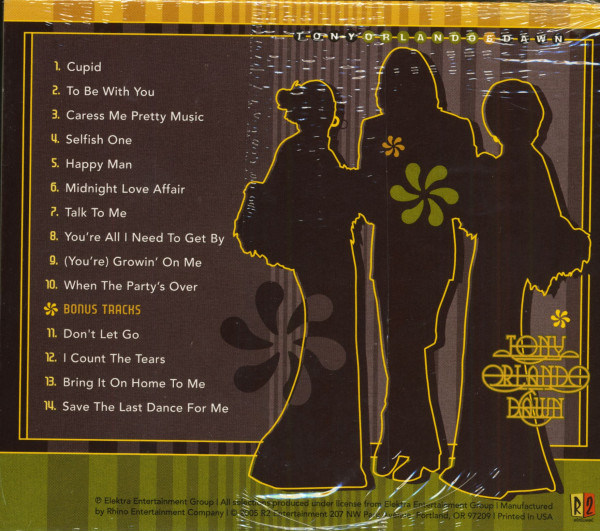 To Be With You - Tony Orlando & Dawn Series No.6 (CD)