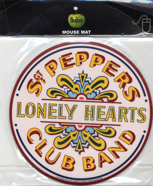 Mousemat - Lonely Hearts - Sgt. Peppers Club Band - (Ø 21,5cm)