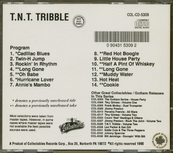 T.N.T. Tribble (CD)
