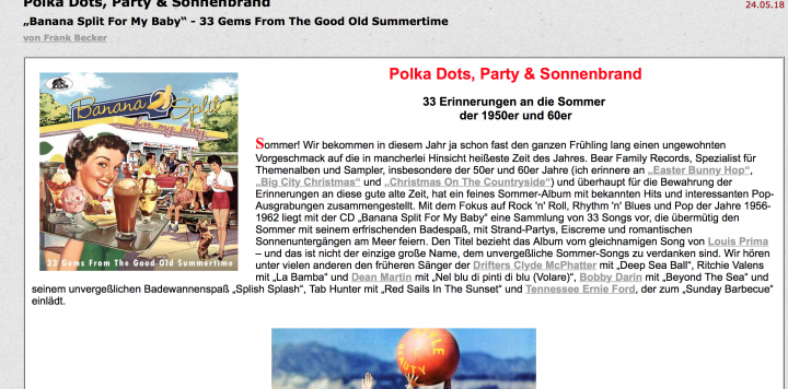 Presse-Archiv-Banana-Split-For-My-Baby-33-Gems-From-The-Good-Old-Summertime-musenbl-tter