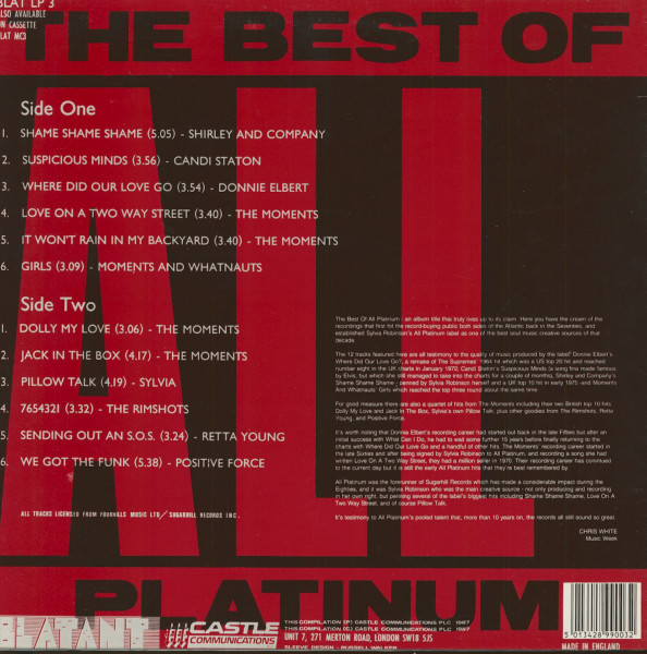 The Best Of All Platinum (LP)