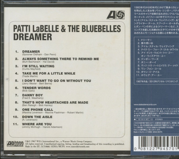 Dreamer (CD, Japan)
