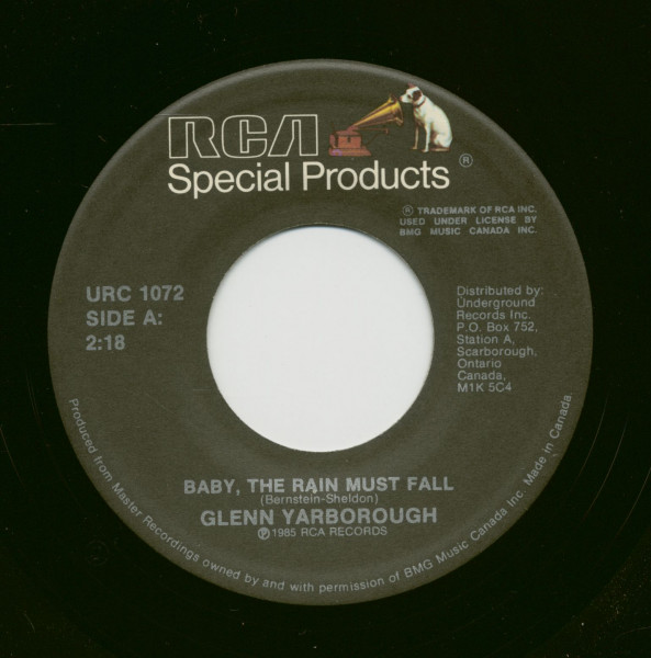 Baby, The Rain Must Fall - Tiny Blue Transistor Radio (7inch, 45rpm)