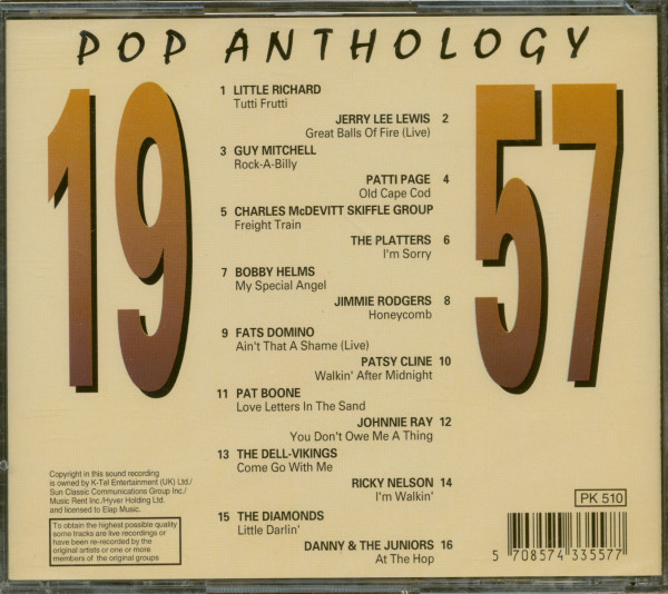 Pop Anthology 1957 (CD)