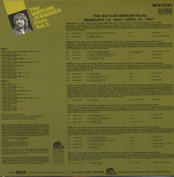 The Waylon Jennings Files - Vol.5 (LP)