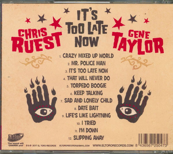 It's Too Late Now (CD)