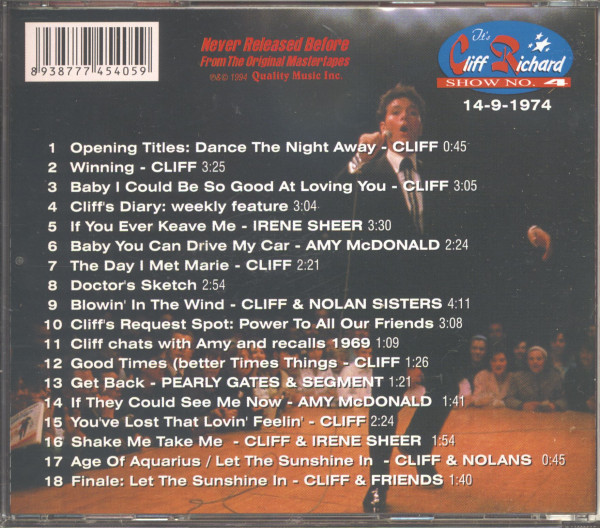 It's Cliff Richard - Show No.4 (CD)