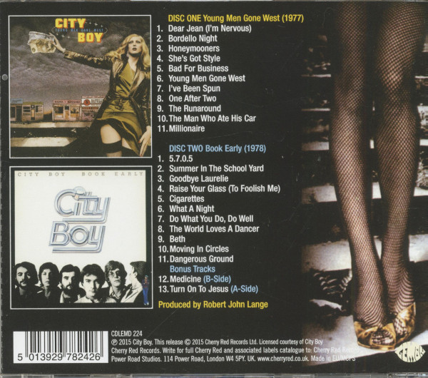 Young Men Gone West / Book Early (2-CD)