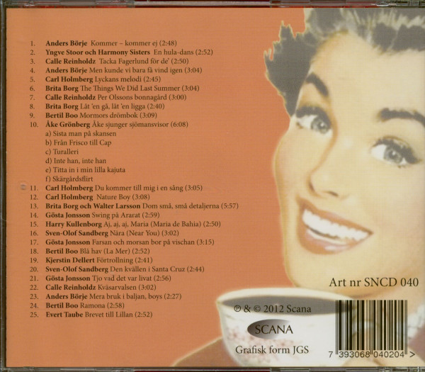 Svensk Schlager - Tjo Vad Det Var Livat (CD)