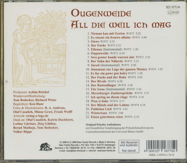 Ougenweide - All die weil ich mag (CD)