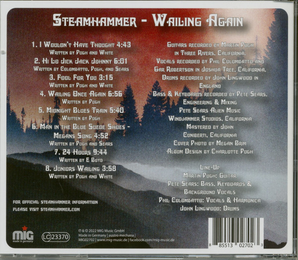 3. Bild von Steamhammer: Wailing Again (CD)