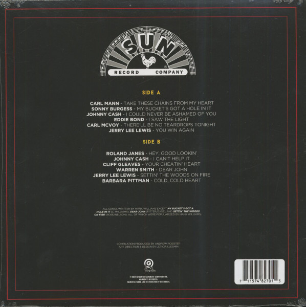 Sun Records Does Hank Williams (LP)