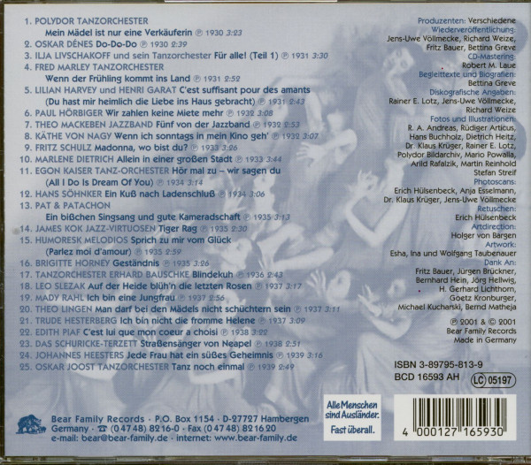 Die 30er Jahre - Polydor, Die Geschichte einer deutschen Schallplattenmarke