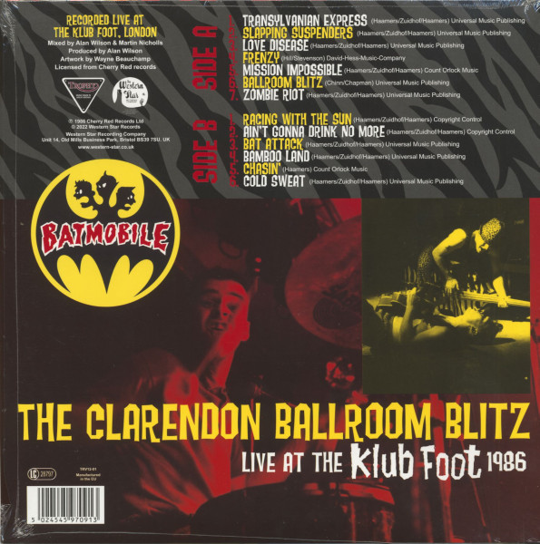 Clarendon Ballroom Blitz - Live At The Klub Foot 1986 (LP, colored Vinyl, Ltd.)