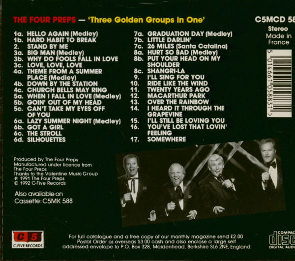 Three Golden Groups In One (CD Album)