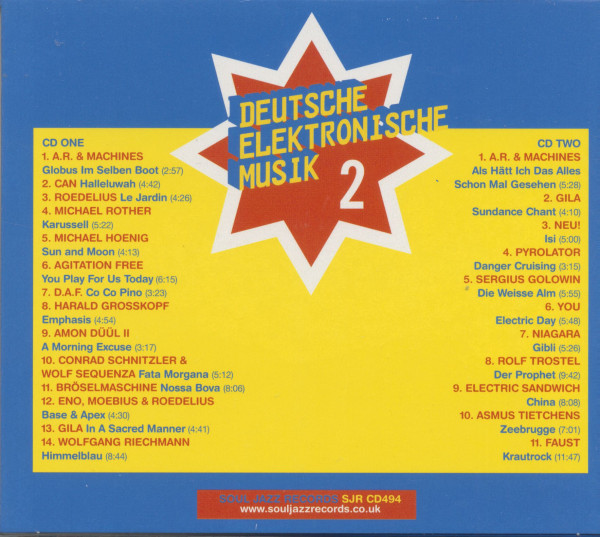 Deutsche Elektronische Musik - Experimental German Rock And Electronic Musik 1971-83 - Vol.2 (2-CD)