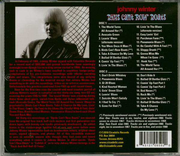 Byrds Can't Row Boats (2-CD)