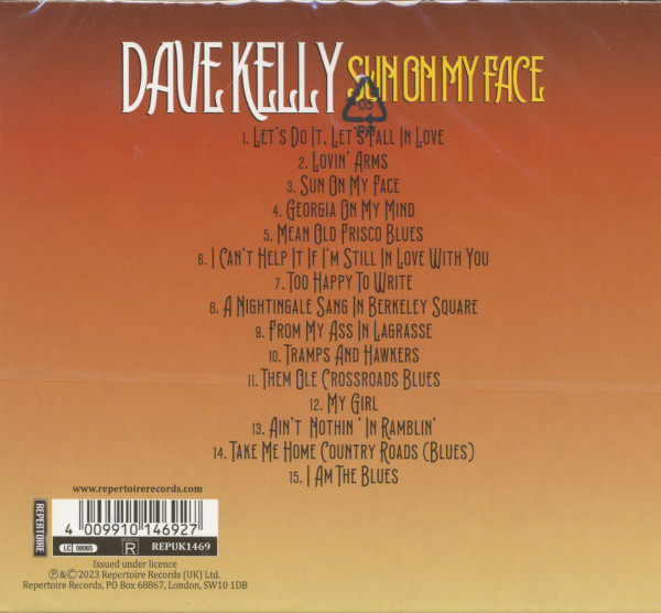 Sun On My Face (CD)