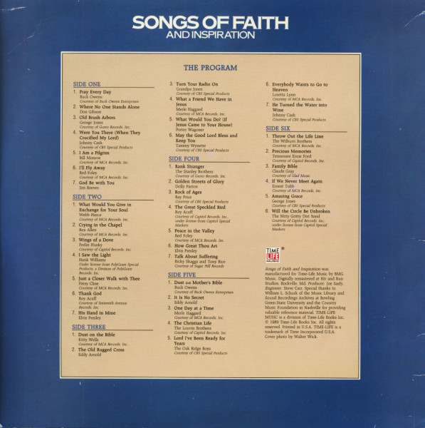 Songs Of Faith And Inspiration (3-LP)