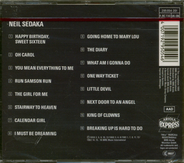 Neil Sedaka (CD)
