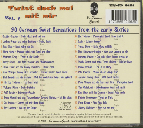 Twist doch mal mit mir, Vol.1 (CD)