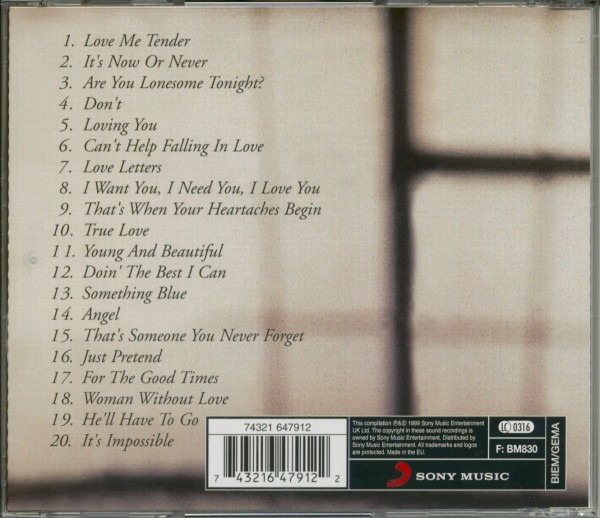 Love Songs (EU 1999)