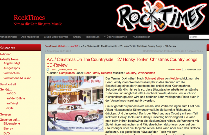 Presse-Various-Christmas-On-The-Countryside-rocktimes