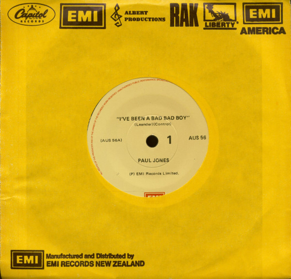 I've Been A Bad Bad Boy - Too Young To Be Married (7inch, 45rpm, SC) I've Been A Bad Bad Boy - Too Young To Be Married (7inch, 45rpm, SC)