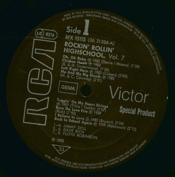 Rockin Rollin' Highschool Vol. 7 (LP)