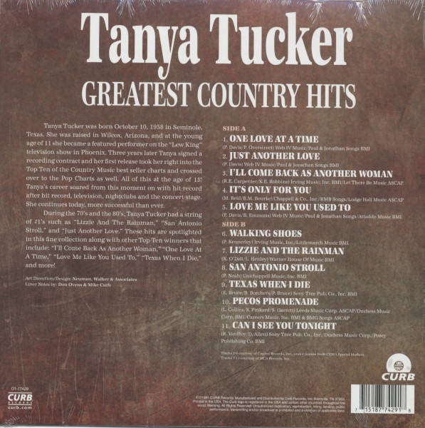 Greatest Country Hits (LP)