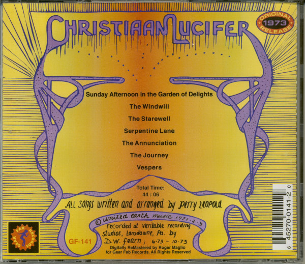 3. Bild von Perry Leopold: Christian Lucifer (CD)