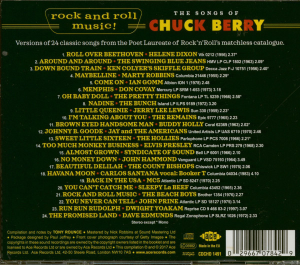 Rock And Roll Music! - The Songs Of Chuck Berry (CD)