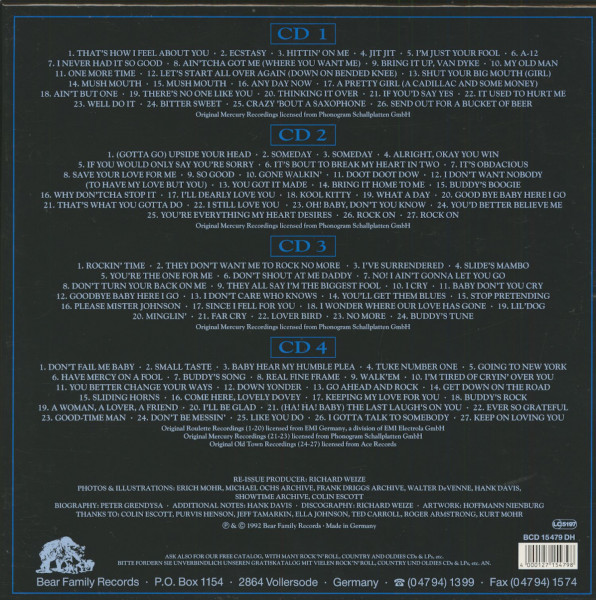 1953-1964 (4-CD Deluxe Box Set)