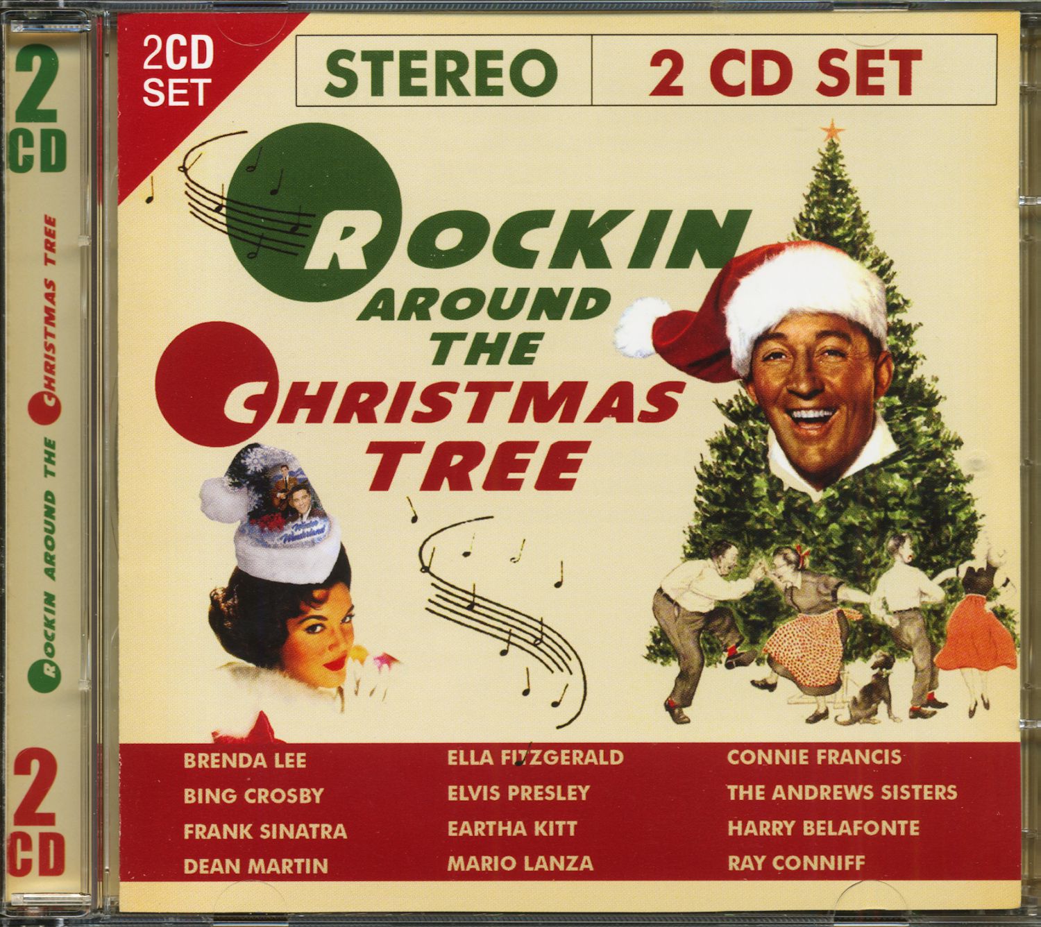 Various CD: Rockin' Around The Christmas Tree (2-CD) - Bear Family Records