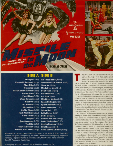Missile To The Moon (LP & Poster)