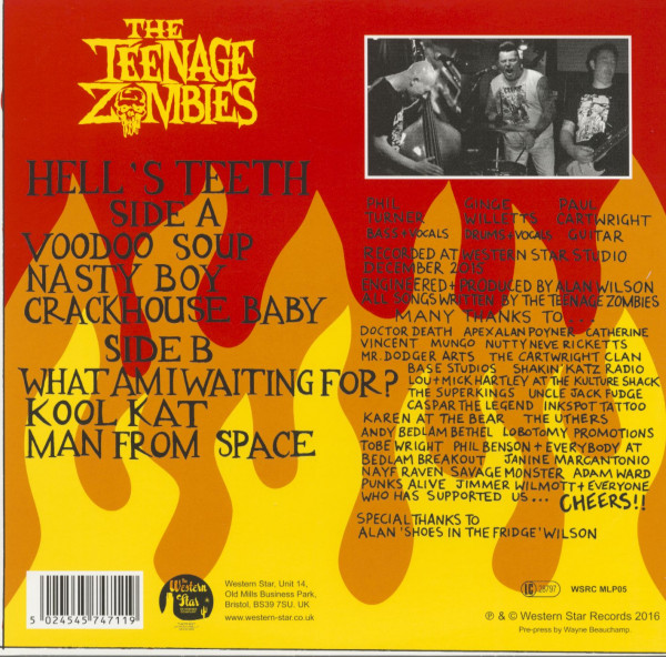 Hell's Teeth (10inch LP, colored Vinyl)