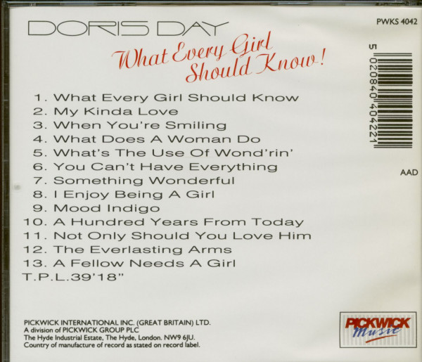 What Every Girl Should Know (CD)
