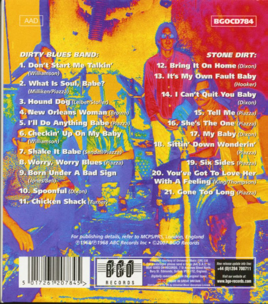 Dirty Blues Band - Stone Dirt (CD)