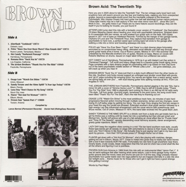 Brown Acid - The Twentieth Trip (LP, colored Vinyl, Ltd.)